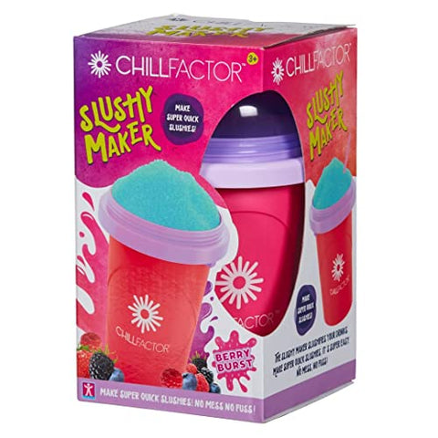ChillFactor Slushy Maker Becher – Selbstgemachtes Slush-Eis in Sekunden – Wiederverwendbar