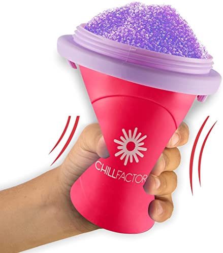 ChillFactor Slushy Maker Becher – Selbstgemachtes Slush-Eis in Sekunden – Wiederverwendbar