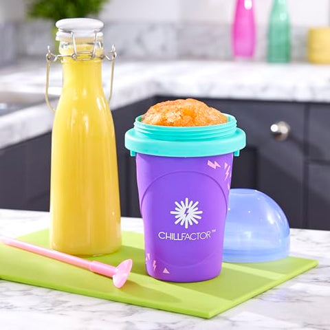 Chill Factor Color Shock Slushy Maker Power Purple – Lila Eismaschine für selbstgemachte Slushies