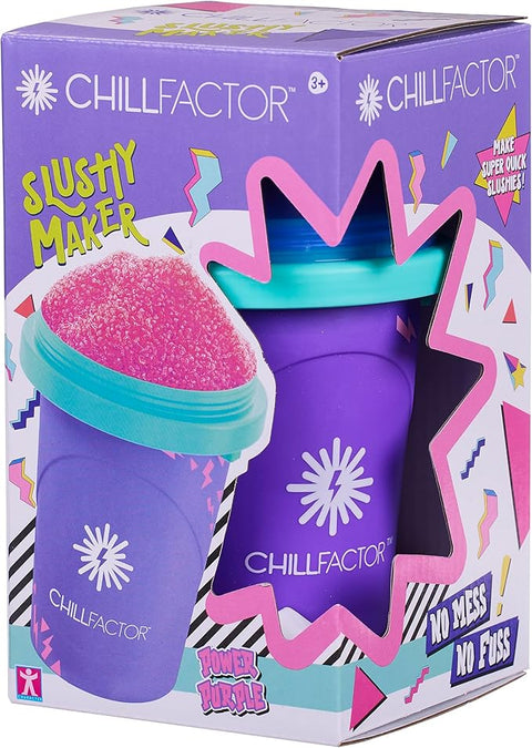 Chill Factor Color Shock Slushy Maker Power Purple – Lila Eismaschine für selbstgemachte Slushies
