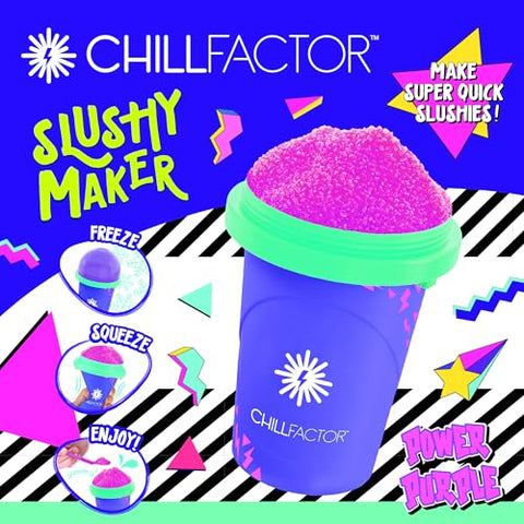 Chill Factor Color Shock Slushy Maker Power Purple – Lila Eismaschine für selbstgemachte Slushies
