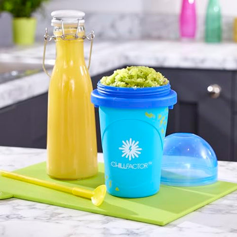 Chill Factor Color Shock Slushy Maker – Total Cool Blau – Selbstgemachte Slushies in Sekunden