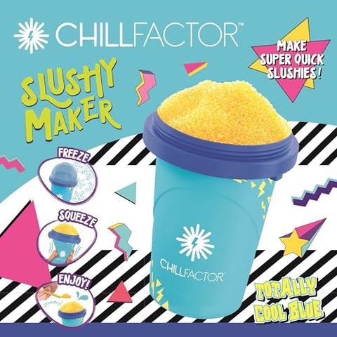 Chill Factor Color Shock Slushy Maker – Total Cool Blau – Selbstgemachte Slushies in Sekunden