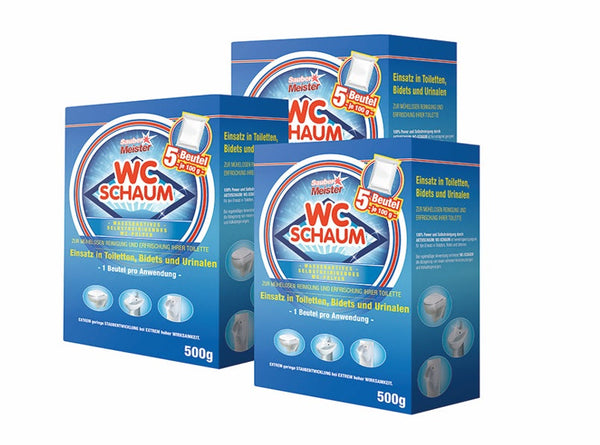 WC Schaum 5x100g Beutel in Faltschachtel
