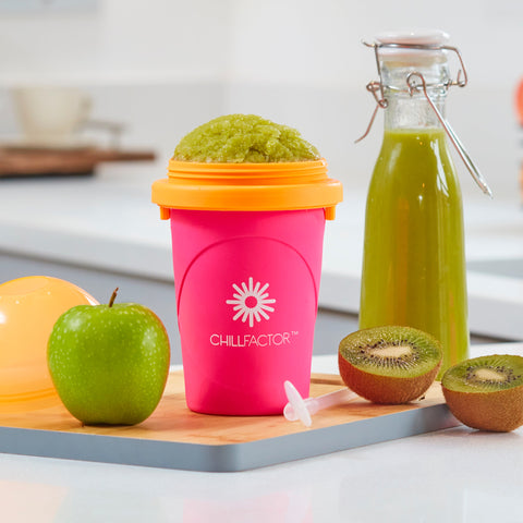 Chillfactor Slushy Maker NEON pink 2er Set
