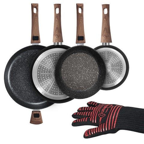 Pan Legend 20cm 24cm 28cm 32cm mit Ofenhandschuh