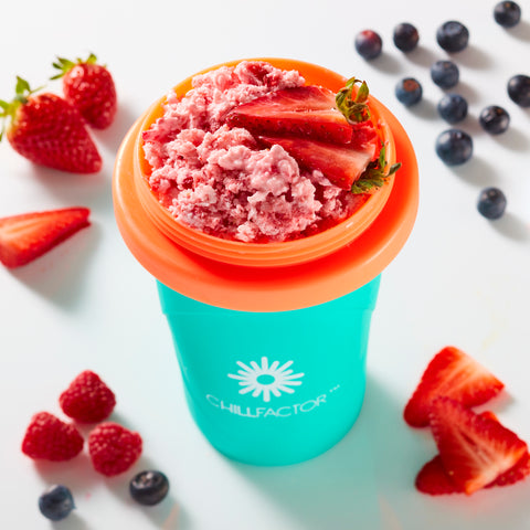 Chillfactor Slushy Maker NEON grün 2er Set